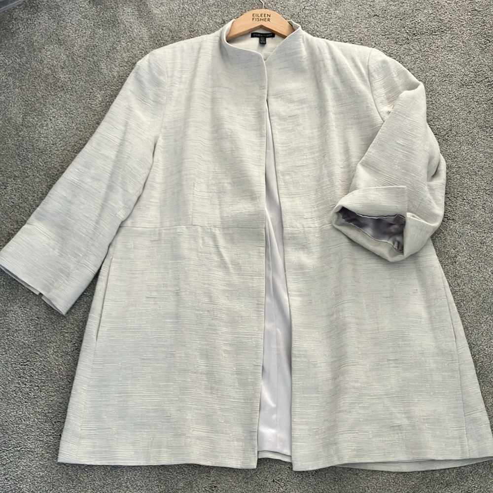 Beautiful Eileen Fisher Longline Jacket size XL